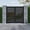 slotted, variant on Mondaria 6 ft H x 6 ft W Aluminum Privacy Double Fence Gate (Posts Not Included), Outdoor Driveway Gate for Backyard, Garden and Pool