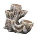 thumbnail image 1 of Maceta de tocón de árbol, adorno de resina, organizador, macetas, decoración, estatua de interior Blanco, 1 of 9