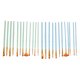 thumbnail image 2 of 24 Uds pinceles para pintura acrílica pelo de nailon azul verde mango de madera pinceles de artista ampliamente utilizados para molde artesanal facial, 2 of 8
