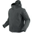 thumbnail image 2 of CONDOR OUTDOOR Adult Male Summit Softshell Graphite Jacket, Size: L, 2 of 7