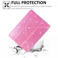 thumbnail image 4 of Dteck for Samsung Galaxy Tab A9 Plus 5G Case with S Pen Holder, Sparkly Glitter Trifold Stand Leather Cover with Clear TPU Back for Samsung Galaxy Tablet A9+ 11 Inch 2023 (SM-X210/X216/X218),Pink, 4 of 4