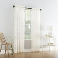 thumbnail image 2 of Mainstays Marjorie Sheer Voile Curtain Panel Pair, 2 of 6