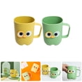 thumbnail image 3 of 2pcs Tooth Brushing Cups Multi-purpose Storage Cup Bathroom Toothbrush Holders, 3 of 6