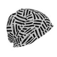 thumbnail image 4 of Kll Weave Geometric Winter Fall Beanie Knit Hats For Men & Women - Warm & Soft Stylish Toboggan Caps For Cold Weather, 4 of 9