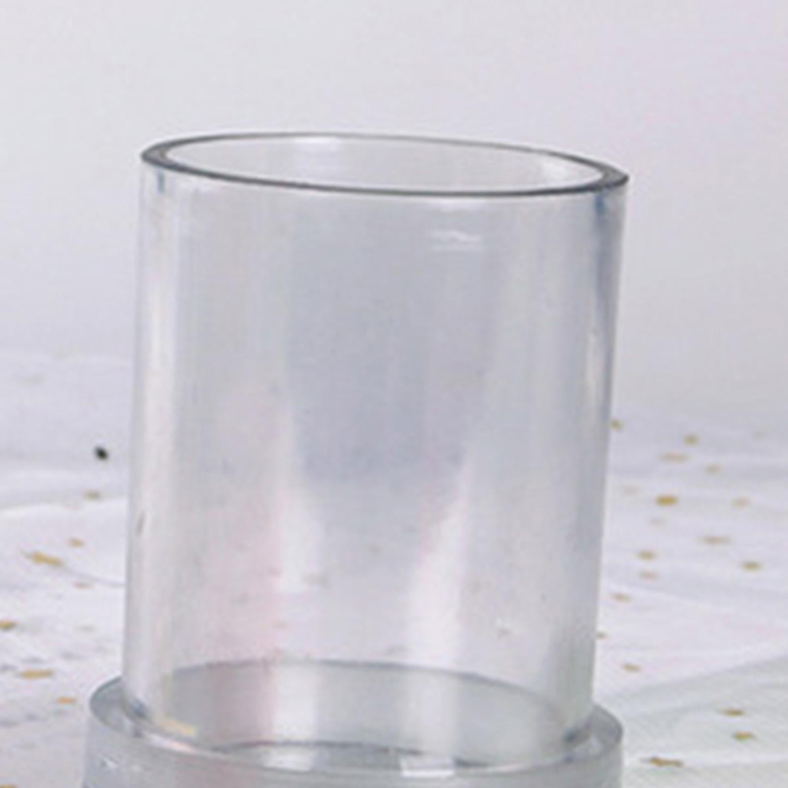 FVDPWYE 2 Pieces Plastic Candle Mold for Candle Making Candle Making Molds DIY Soap