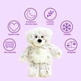 thumbnail image 2 of warmies Junior 9” Marshmallow Bear Stuffed Animal, Microwavable Heated Plushies and Weighted Soft Plush Toys, 2 of 5