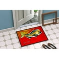 thumbnail image 2 of Carolines Treasures MW1156MAT Danny Dolphin Fish Door Mat Indoor Rug or Outdoor Welcome Mat 18x27 Doormat 18H X 27W, 2 of 2