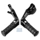 thumbnail image 2 of Reposapiés, reposapiés de motocicleta, pedales antideslizantes para pasajero, reposapiés plegables, rendimiento confiable, 2 of 9