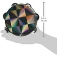 thumbnail image 2 of Remo Black Prizmatic Tambourine 6 in. 6 Pairs Jingles x 1 Row, 2 of 2