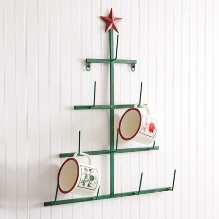 

Christmas Tree Bottle Dryer Wall Rack