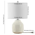 thumbnail image 4 of SAFAVIEH Traken 21.5 in. Contemporary Table Lamp, Antique White, 4 of 6