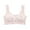 Pink, variant on Girls Ribbed Bralette with Adjustable Straps Comfortable Training Camisole for Teens Students 10-15 Years Girls Bras Pink,One Size