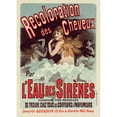 thumbnail image 3 of Jules Chéret 11x14 Black Modern Framed Museum Art Print Titled - Sirens Water (1900), 3 of 5