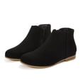 thumbnail image 4 of VitNoiva Kids Ankle Boots Side Zipper Lightweight Winter Toddler And Kids Girls Booties School Shoes, 4 of 6