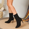 thumbnail image 6 of Lepsheexh Women's Ankle Boots Womens Fashion Pointed Toe Design Thin High Heel Elegant Slim Fitting Short Ankle Boots For Daily Styling, 6 of 9