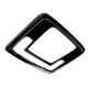 thumbnail image 1 of Car Glossy Black Interior Front Reading Light Lamp Cover Trim Sticker For Honda Vezel HR-V HRV 2021 2022, 1 of 5