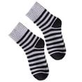 thumbnail image 1 of Qarigey 5 pares de calcetines de invierno para hombre, cubierta para el pie, estilo Simple, accesorios de calcetería para hombre, media pantorrilla, Medias Rayas gris claro Qarigey AP010992-07B, 1 of 1