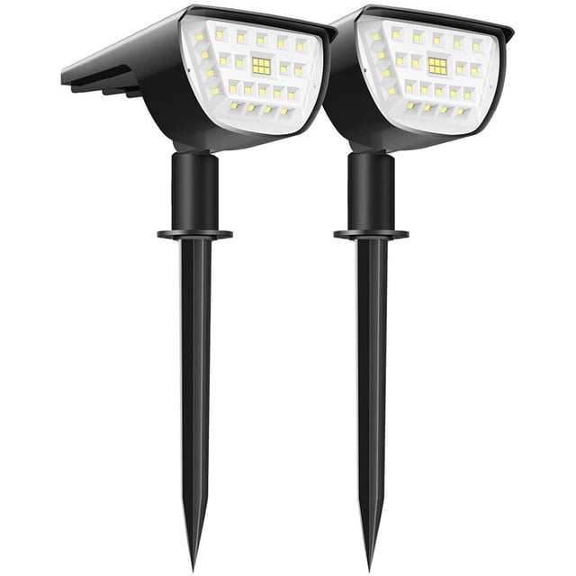Focos Solares Para Paisaje, 32 Luces Led Impermeables Solares Para Decoración De Césped Y Jardín Al Aire Libre 2 Uds., Advancent HA043479-01