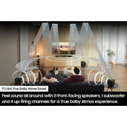 SAMSUNG Q-series 11.1.4 ch. Wireless Dolby ATMOS Soundbar + Rear Speakers with Q-Symphony HW-Q990D