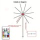 thumbnail image 3 of 1PCS Christmas Lights Party Light Strips Intelligent LED Light Strips DIY Fireworks Remote Control USB Flower Lights Suitable For Indoor Family Bedroom Party Wedding Decoration Wan Saint, 3 of 4