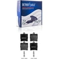 thumbnail image 3 of Detroit Axle - Brake Pads for 2004-2008 Chrysler Crossfire 2001-2004 Mercedes-Benz SLK320 Front and Rear Ceramic Brakes Pads with Hardware Replacement, 3 of 3
