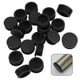 thumbnail image 3 of FELTECHELECTR 20 tapones de plástico para tubos redondos, antideslizantes, roscados, para patas de sillas, protectores de patas de muebles y tapones para tubos metálicos., 3 of 6