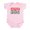 Petal Pink, variant on CafePress - Will Parachute For Bottle Infant Bodysuit - Baby Light Bodysuit, Size Newborn - 24 Months