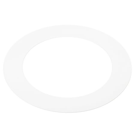 

Uxcell 4.1 ID 5.9 OD Lighting Fixture for Recessed Can Downlights Light Trim Ring Steel White