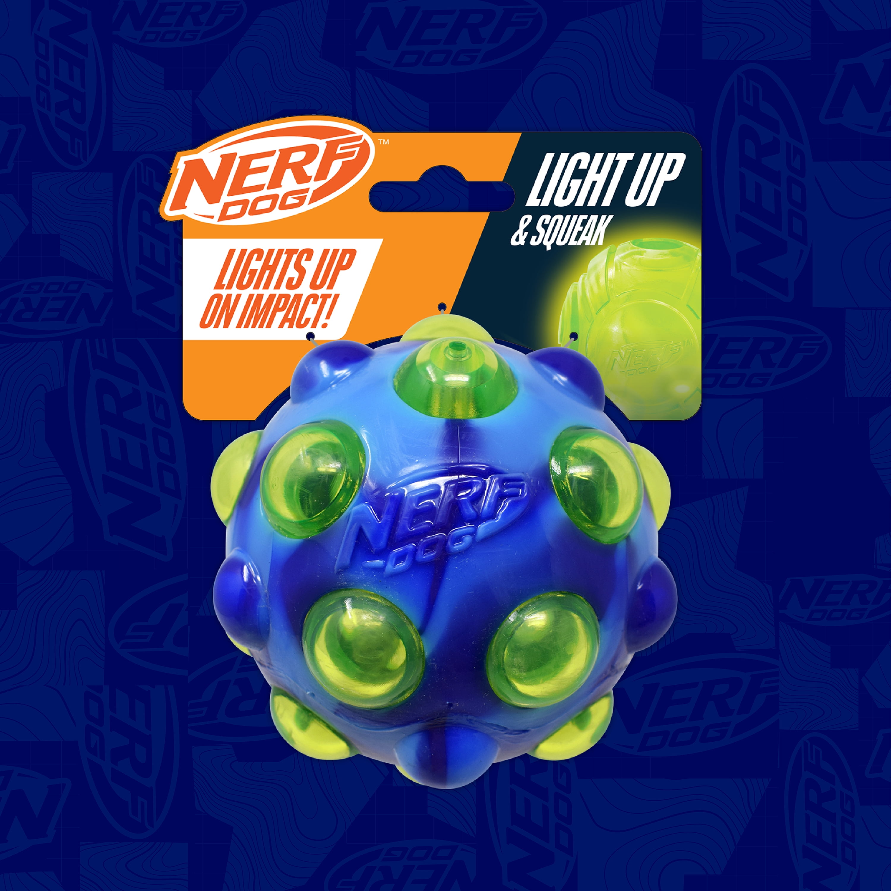 3 Pieces Light Up Squeak Dog Balls LED Squeaker Ball Dog Bouncy Squeaky Bal The 9 Best Light-Up Dog Toys of 2025