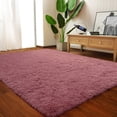 thumbnail image 2 of Arogan Super Soft Fluffy Area Rug For Living Room, Shaggy Carpet For Bedroom Nursery Room, 4'x5.3',Blush, 2 of 7