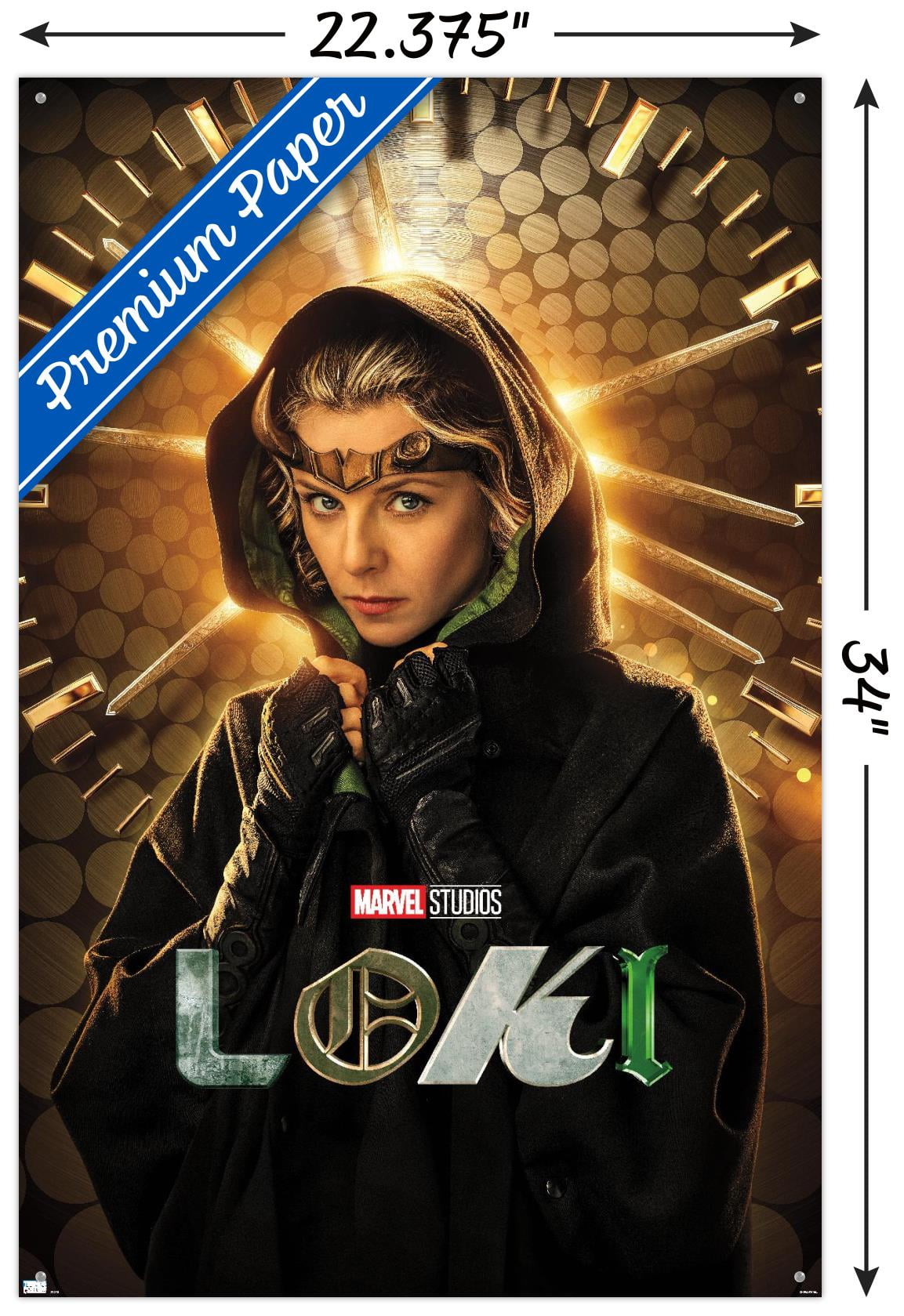 20" 24" Marvel's Avengers Loki poster wall art home decor photo print 16" 