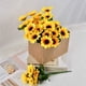 thumbnail image 4 of Girasol artificial Sunjoy Tech - Girasoles falsos amarillos pequeños de seda a granel para decoración de bodas, fiestas, manualidades con flores falsas, accesorios de bricolaje, 4 of 8