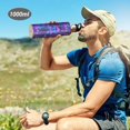 thumbnail image 6 of Yayeee 20oz Insulated Water Bottle Double Wall Stainless Steel with Flip Straw Lid, Purple Mushrooms Pattern, 6 of 7