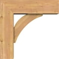 thumbnail image 3 of Ekena Millwork 7 1/2"W x 24"D x 24"H Thorton Block Smooth Bracket w/ Offset Brace, Western Red Cedar, 3 of 25