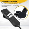 thumbnail image 5 of Electric Sofa Remote Replacement, 5 Pin 4 Button Power Recliner Remote Replacement for OKIN LIMOSS P, 5 of 5