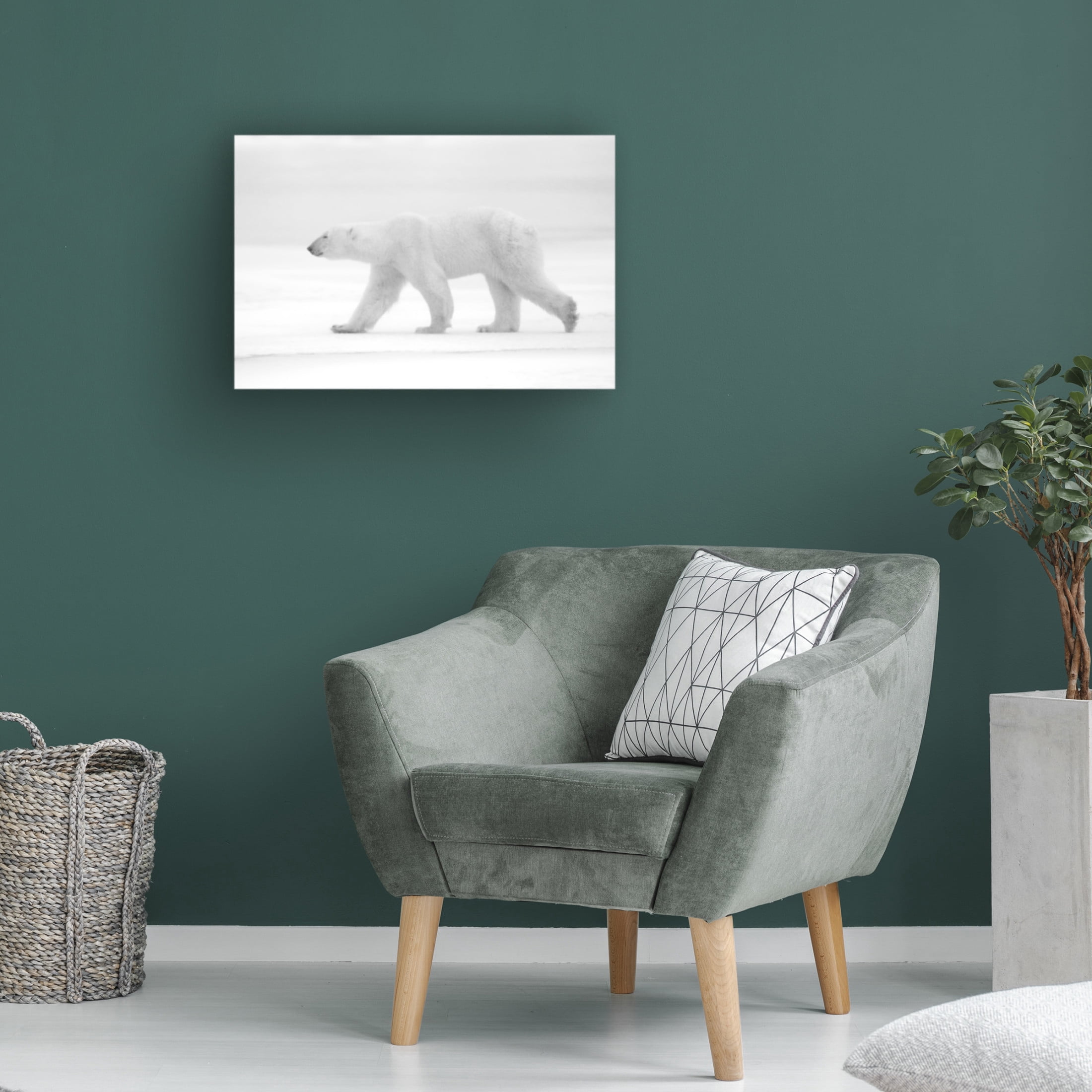 Trademark Fine Art Marco Pozzi Just White Canvas Wall Art