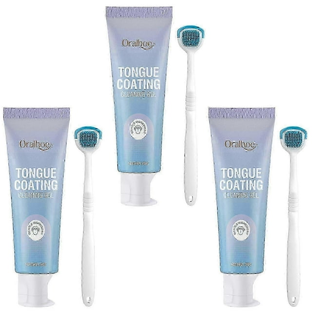 Tongue Cleaning Gel for Bad Breath Long Lasting-Freshness Mouth Odor-Eliminators for All Ages