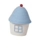 thumbnail image 4 of Cesta de almacenamiento tejida a mano, cesta para juguetes, multiusos, con tapa, contenedor para artículos diversos, hogar Azul y blanco, 4 of 9