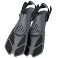 thumbnail image 2 of Aletas De Natación Buceo Natación Aletas Adultos Deportes acuáticos Entrenamiento Pie Aletas (Negro S/M) Likrtyny Para Estrenar, 2 of 5