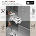 thumbnail image 5 of Stylish 20" Dura-Tek Stainless Steel Dual Mount Concealed Single Bowl Workstation Sink with 4 accs S-520C1, 5 of 11