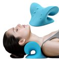 thumbnail image 1 of Almohada de masaje Maboto Almohada de apoyo Estirador de cuello Alivio del dolor Color azul, 1 of 7
