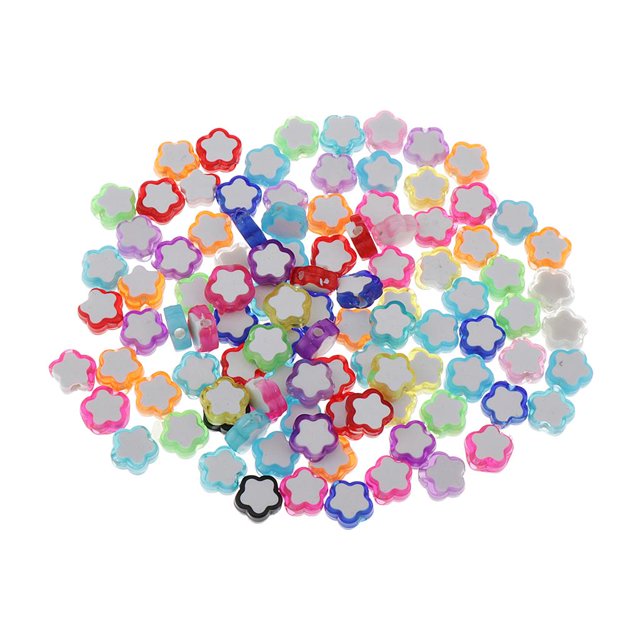 de acrílico: sueltas 0 piezas, de acrílico, espaciadores de acrílico para accesorios, pulseras, collares, fabric - Estrella mm Estrella de 10 mm perfecl Cuentas de espacio suelto