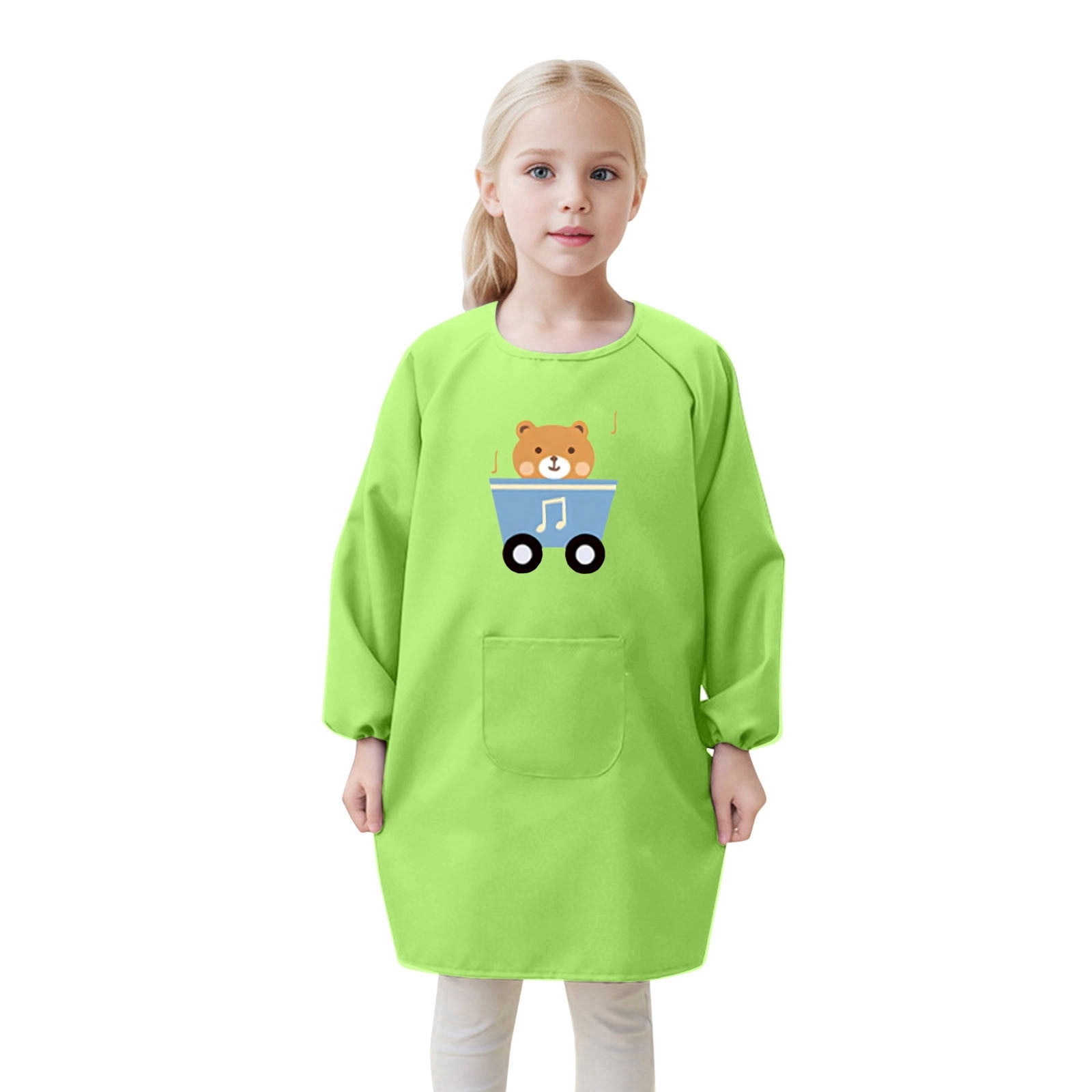 Tablier Peinture Enfant, Blouse Peinture Enfant 6-12 Ans, Blouse Peinture Imperméable Avec Manches Longues Et Poches, Blouses D'art Enfant Pour Garçon Et Fille Pour L'école Peinture D'art, Cuisine