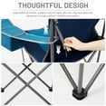 thumbnail image 4 of Timber Ridge Oversized Camping Chair, Folding Outdoor Chair for Adults, Supports 400 lbs, Blue, 4 of 11