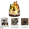 thumbnail image 2 of Christmas Collectibles Building Village House, Light up House with Lights and 8 Music Christmas Village Building, Xmas Gift, Vintage Christmas Decor, 2 of 8