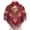 Wine Red, variant on Ethic Style Floral Print Shawl Fringed Elegant Soft Warm Fall Winter Middle-Aged Elderly Women Square Blanket Scarf Neck Wrap Fashion