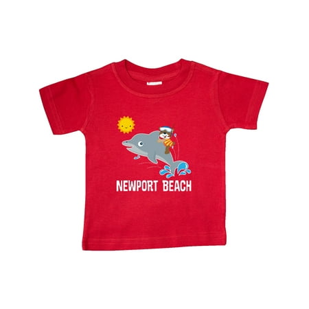 

Inktastic Newport Beach California Dolphin Gift Baby Boy or Baby Girl T-Shirt