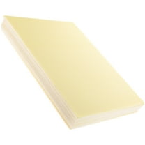 RENACLIPY 10 Sheets Large Yellow Foam Board for Arts and Crafts, Flexible Blank Foam Sheets for Projects and School Use