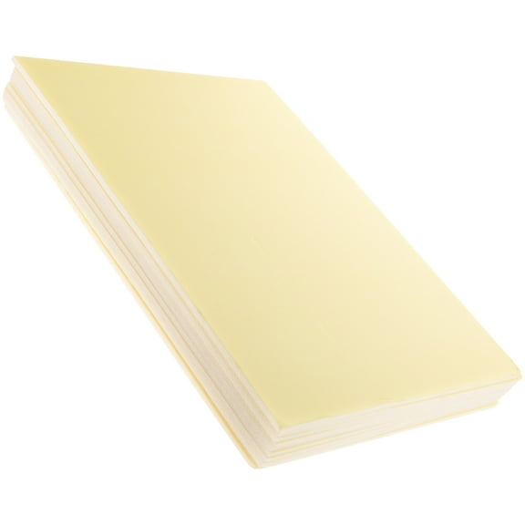 RENACLIPY 10 Sheets Large Yellow Foam Board for Arts and Crafts, Flexible Blank Foam Sheets for Projects and School Use