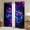 Purple Blue Black, variant on jejeloiu Game Console Black Out Curtains,Gamer Gaming Curtains Pack of 2 (42x63 Each),Purple Splatter Ink Bedroom Curtains For Boys Girls,Breathable Bedroom Decorative